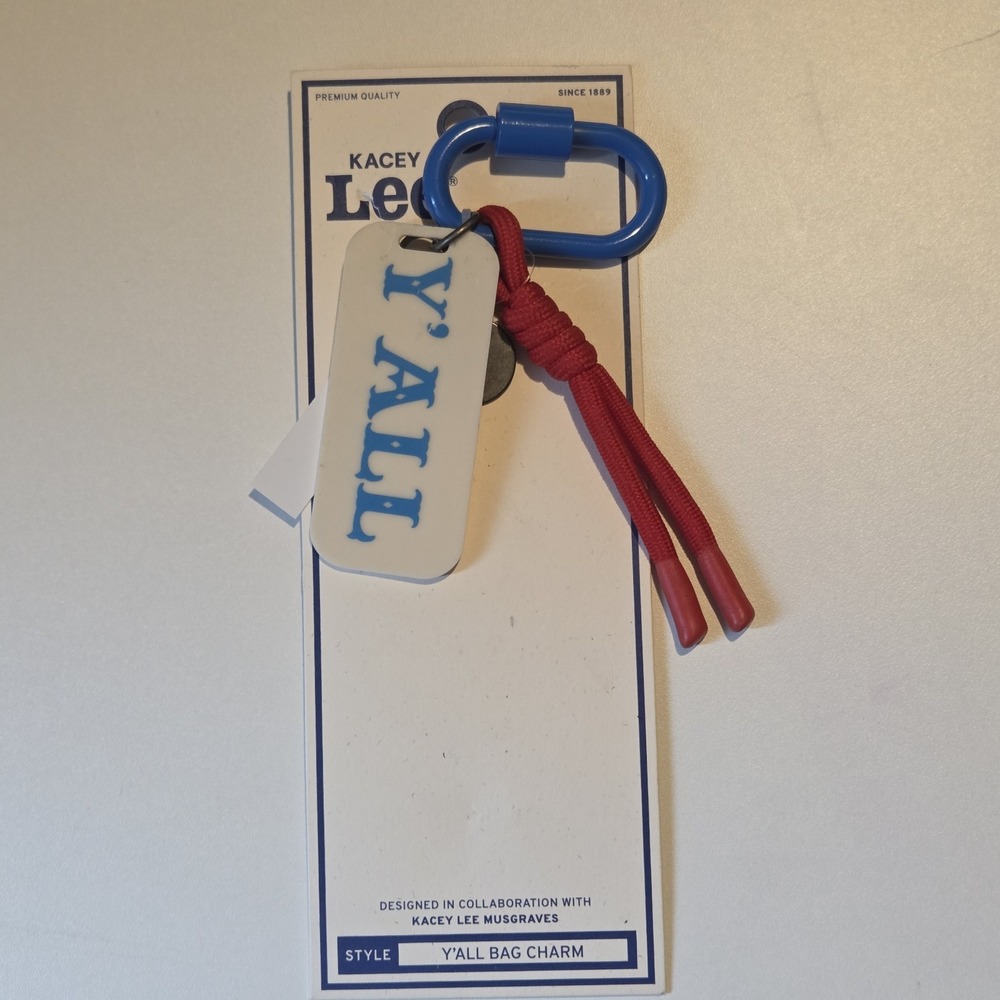Kacey Musgraves Lee Y'All Bag Charm  Keychain Cowboy Texas WK-011 New In Package